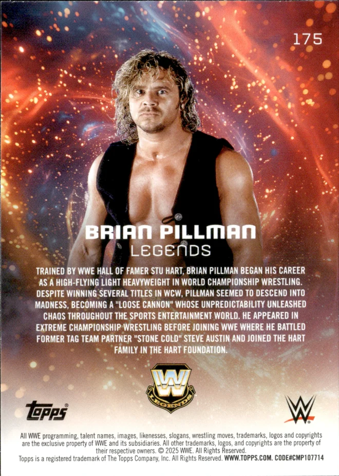 Brian Pillman card back