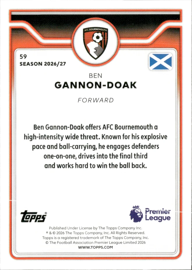 Ben Gannon-Doak card back