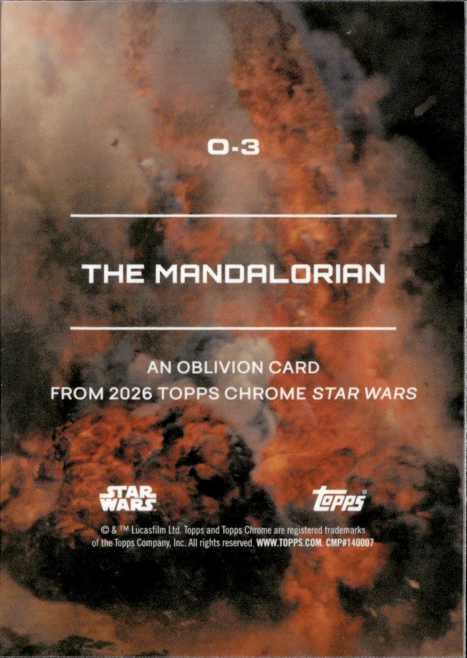The Mandalorian card back