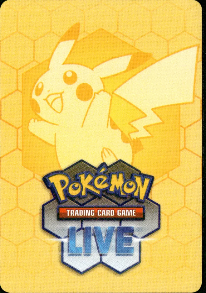 Pokemon TCG Live Code Card card back