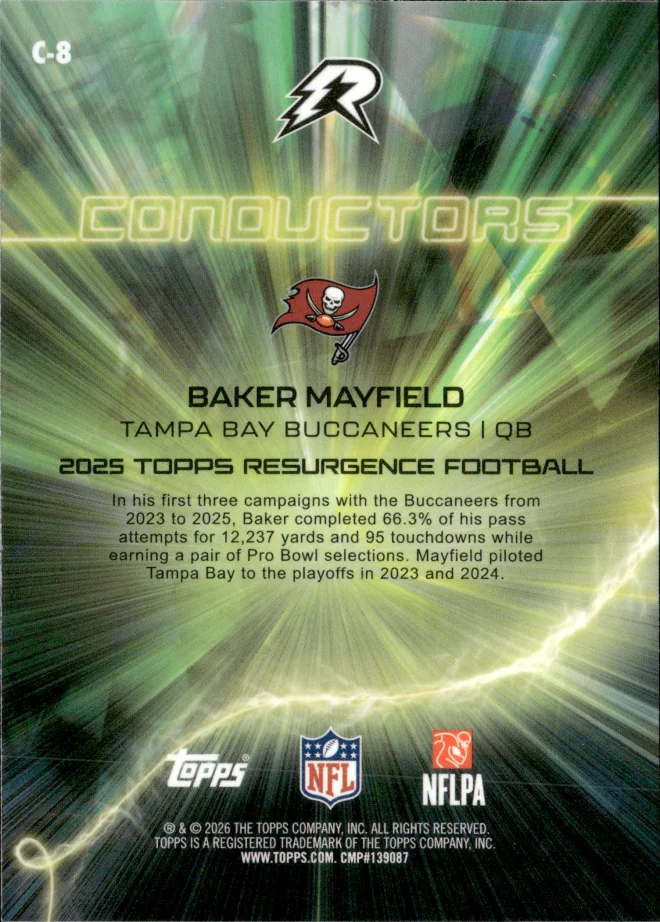 Baker Mayfield card back