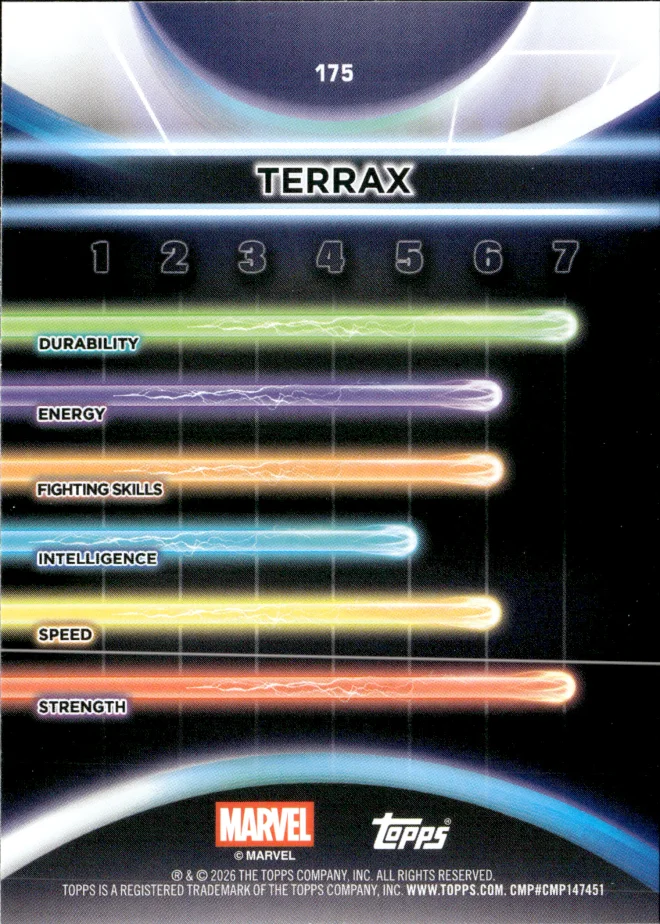 Terrax card back