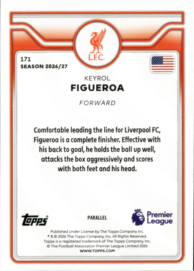 Keyrol Figueroa card back