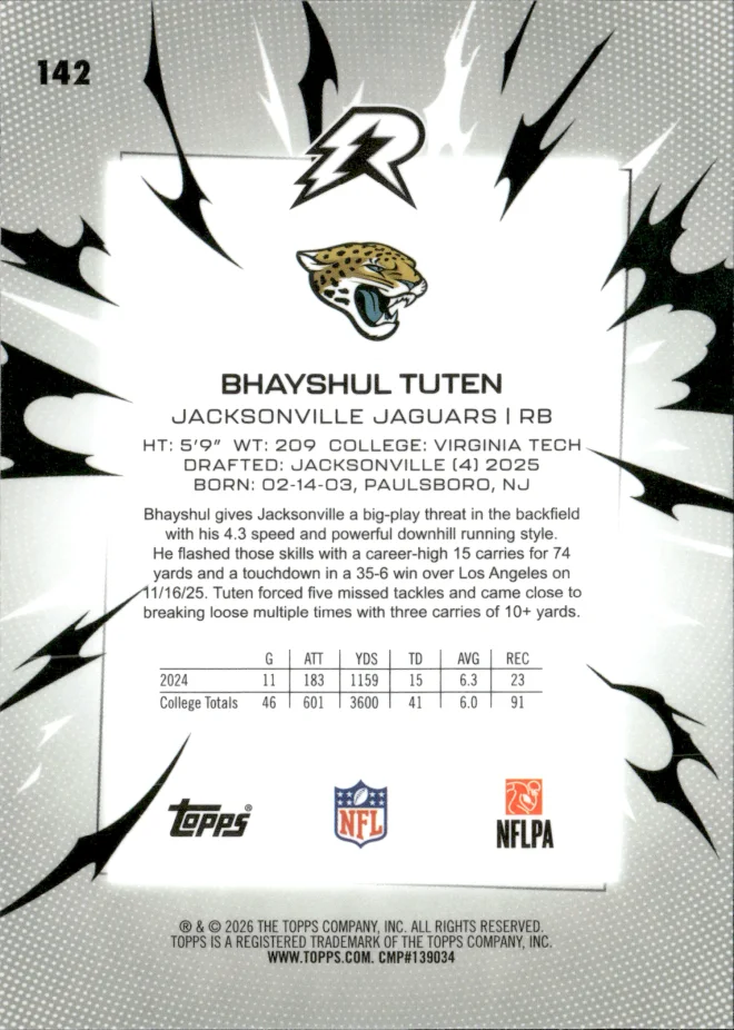 Bhayshul Tuten card back