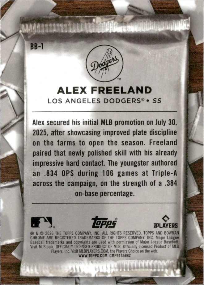 Alex Freeland card back