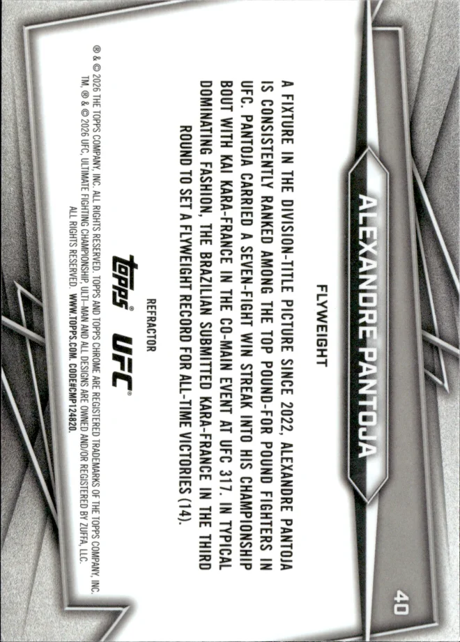 Alexandre Pantoja card back