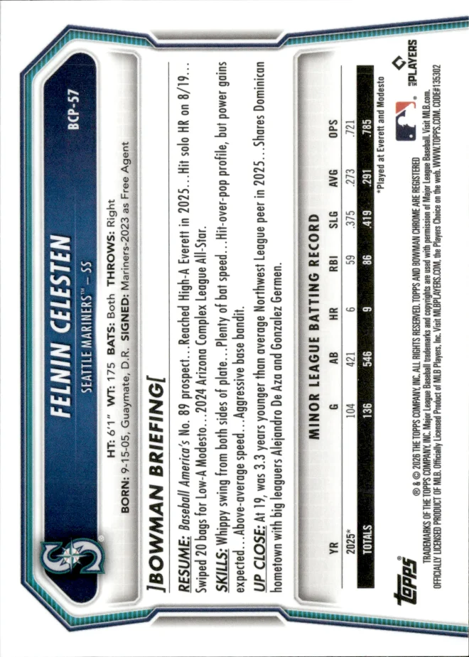 Felnin Celesten card back