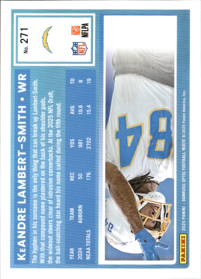 KeAndre Lambert-Smith card back