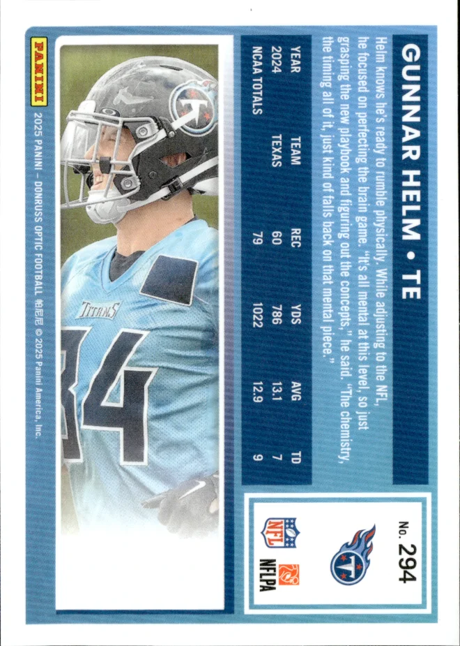 Gunnar Helm card back