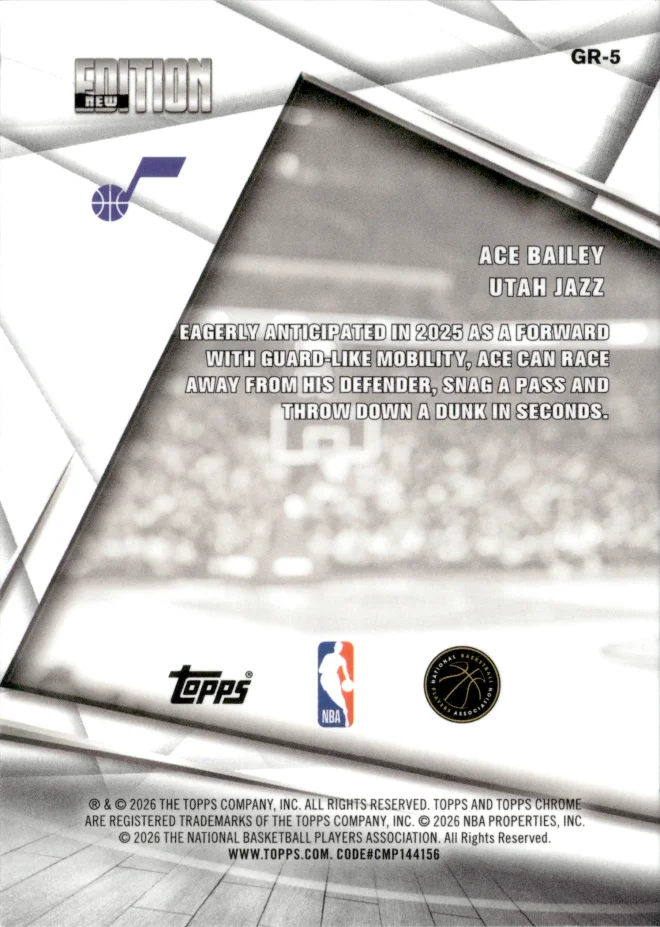 Ace Bailey card back
