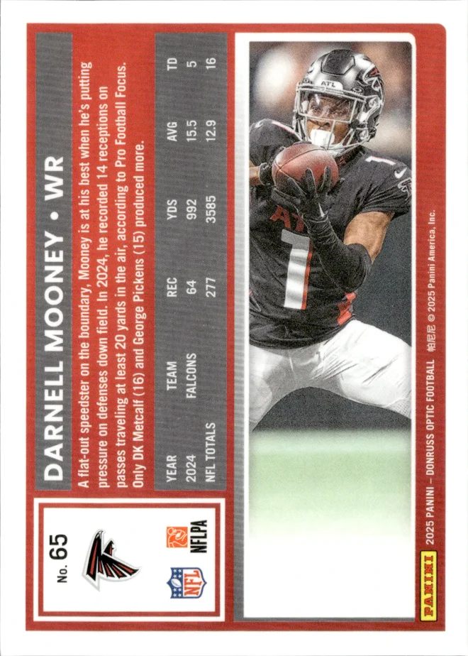 Darnell Mooney card back
