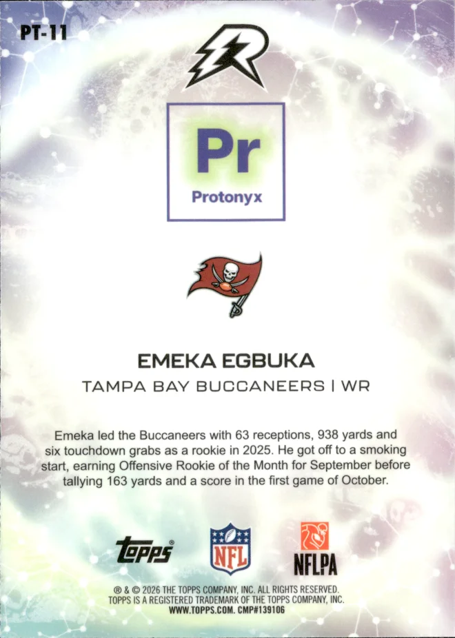 Emeka Egbuka card back