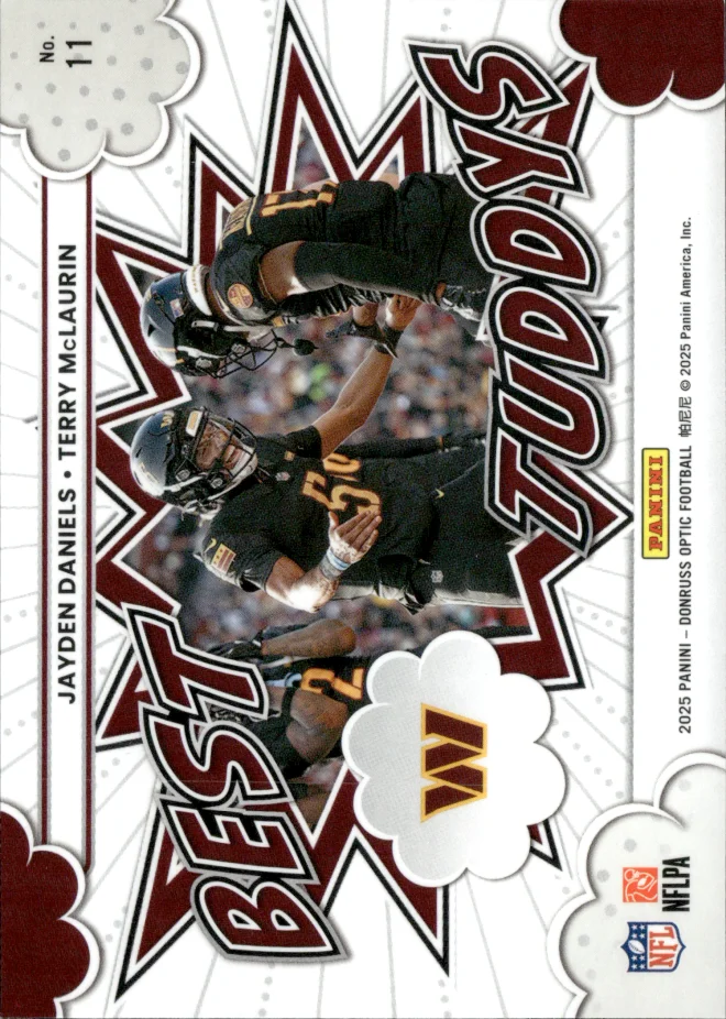 Jayden Daniels / Terry McLaurin card back