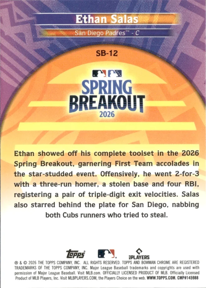 Ethan Salas card back