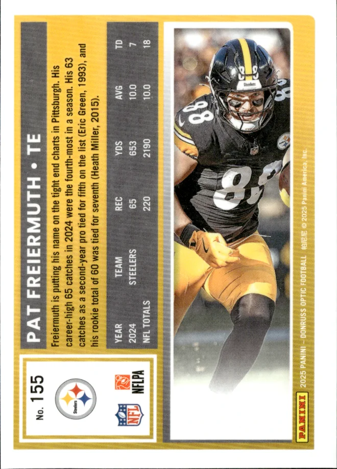 Pat Freiermuth card back