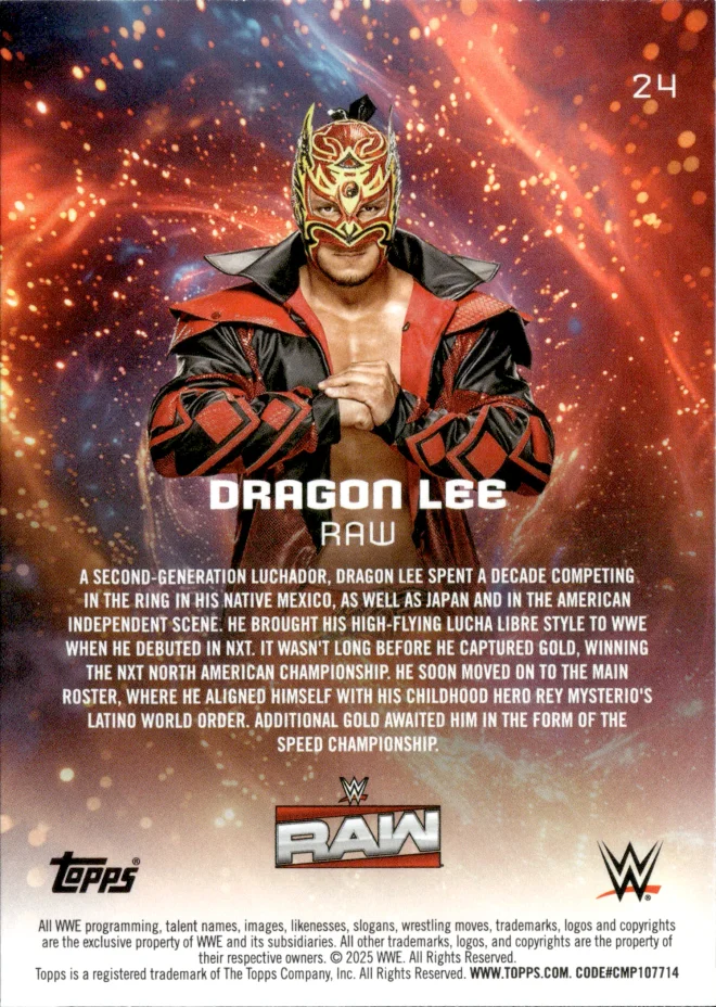 Dragon Lee card back