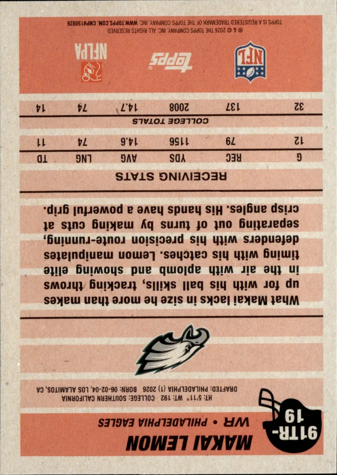 Makai Lemon card back