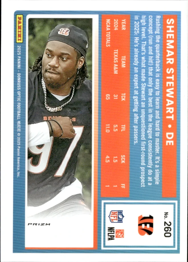 Shemar Stewart card back