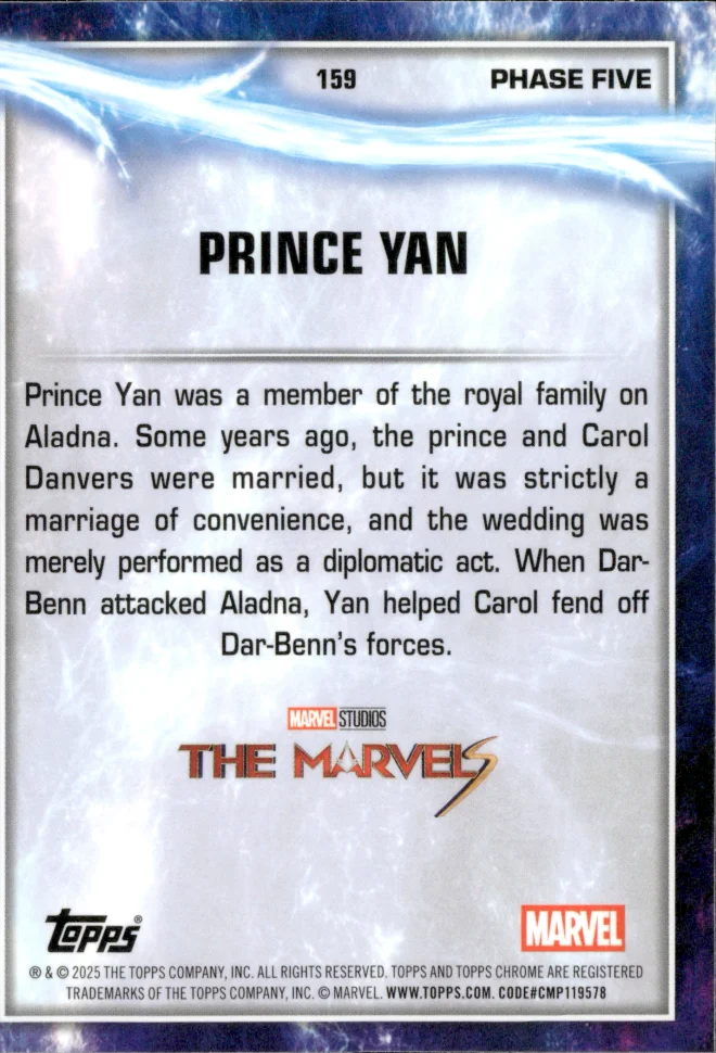 Prince Yan card back