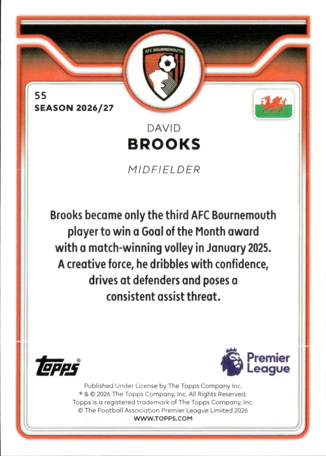 David Brooks card back