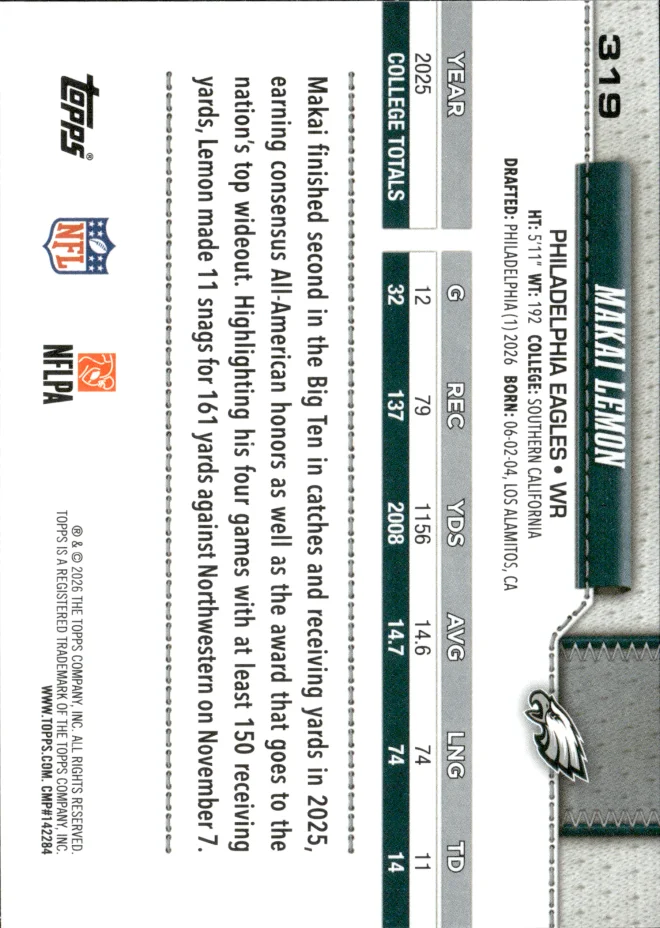 Makai Lemon card back