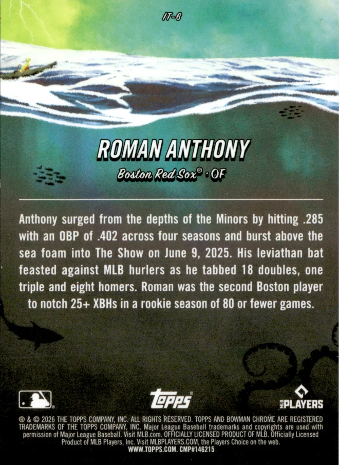 Roman Anthony card back