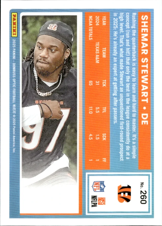 Shemar Stewart card back
