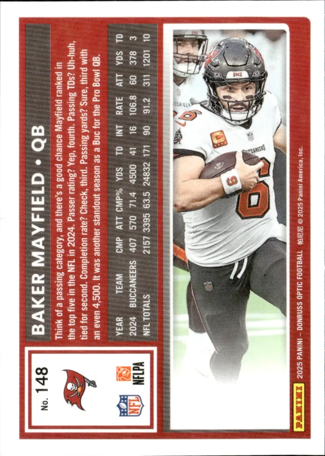 Baker Mayfield card back