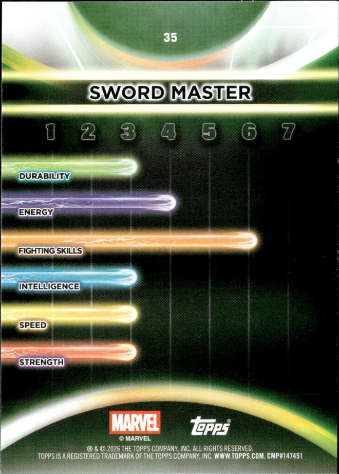 Sword Master card back