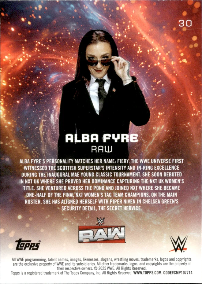Alba Fyre card back