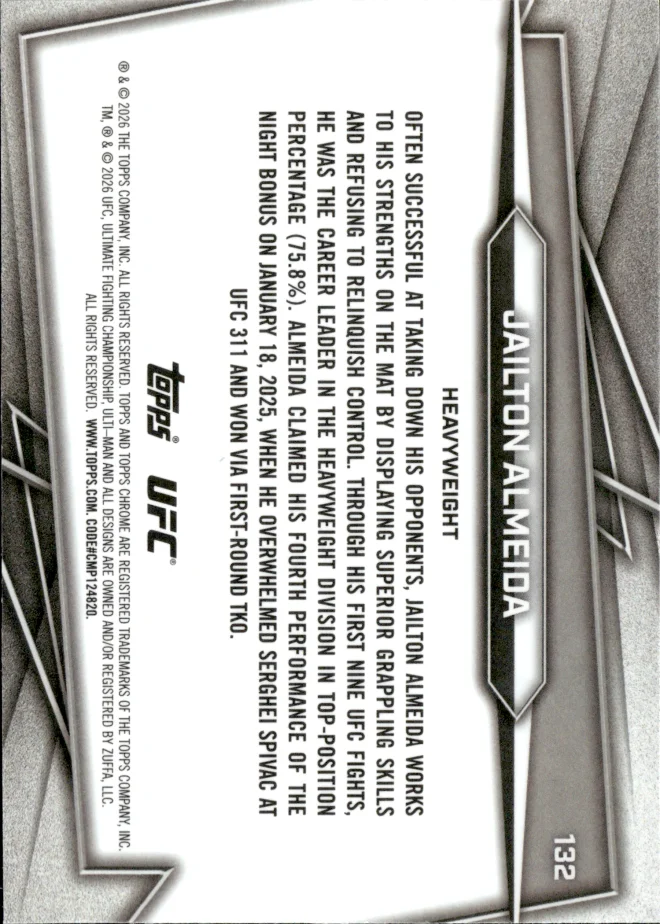Jailton Almeida card back