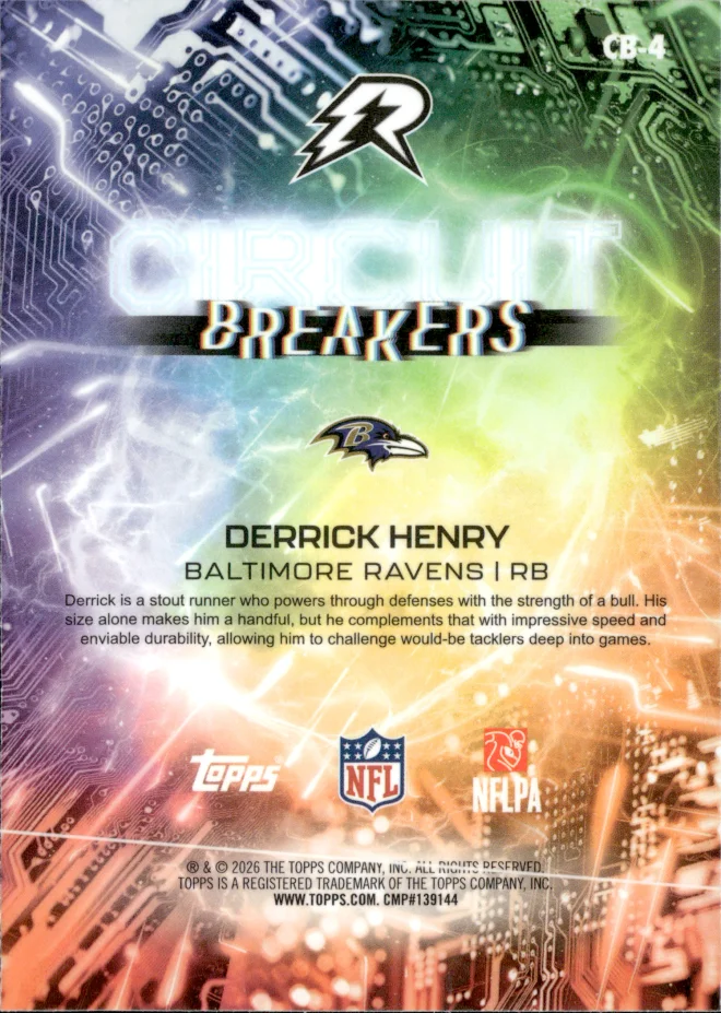 Derrick Henry card back