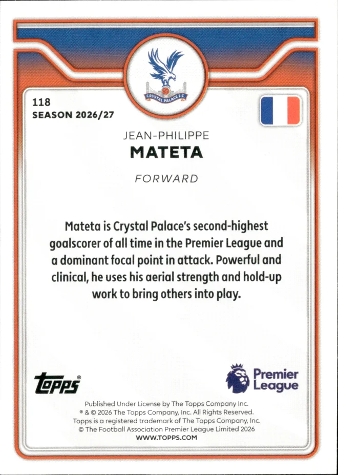 Jean-Philippe Mateta card back