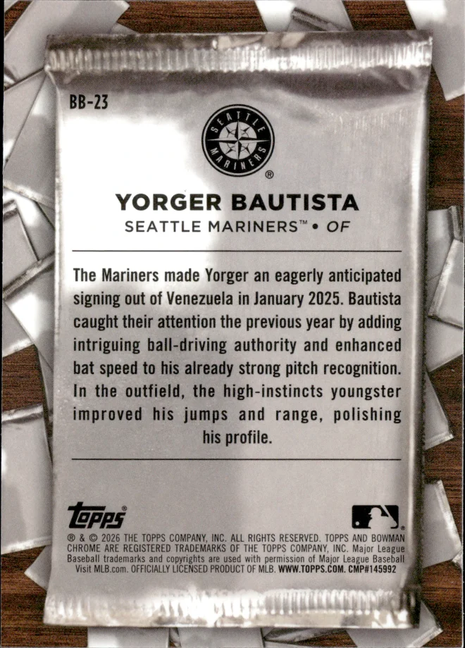 Yorger Bautista card back