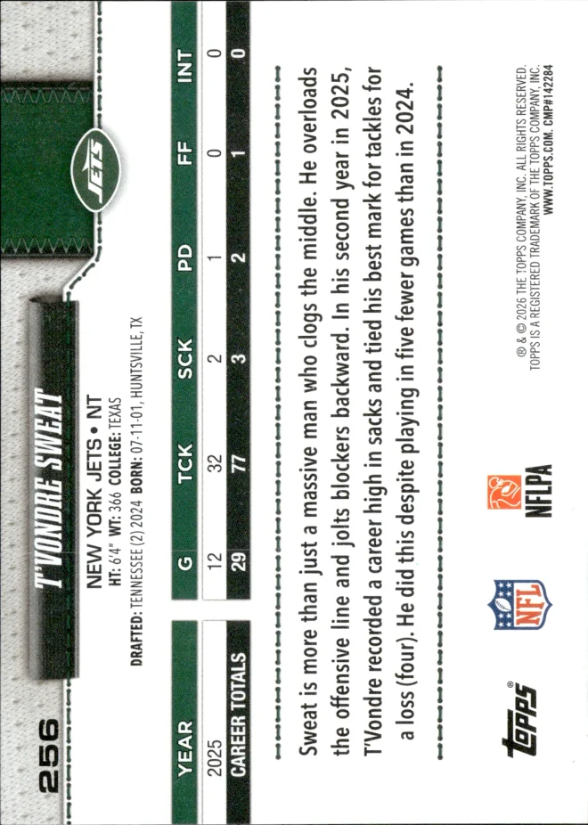 T'Vondre Sweat card back