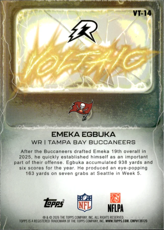 Emeka Egbuka card back