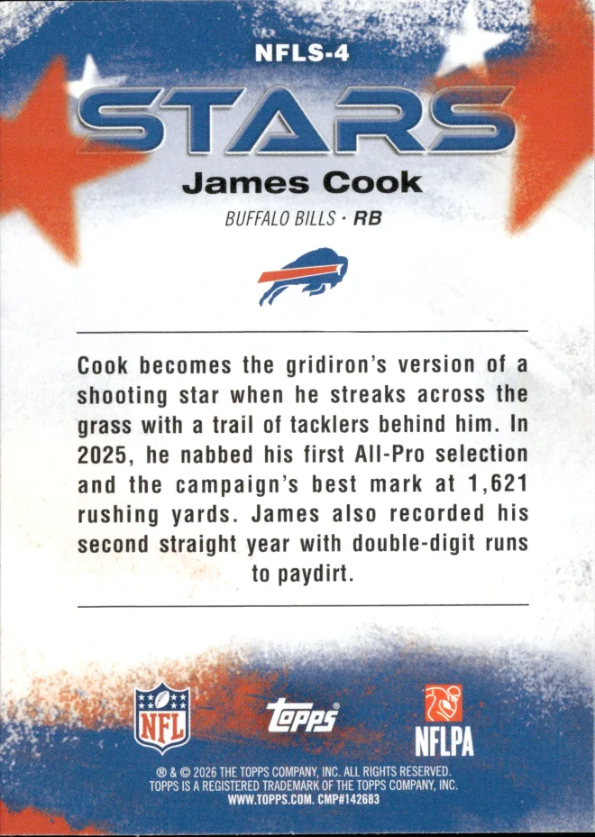 James Cook card back