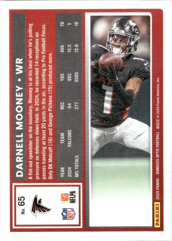 Darnell Mooney card back