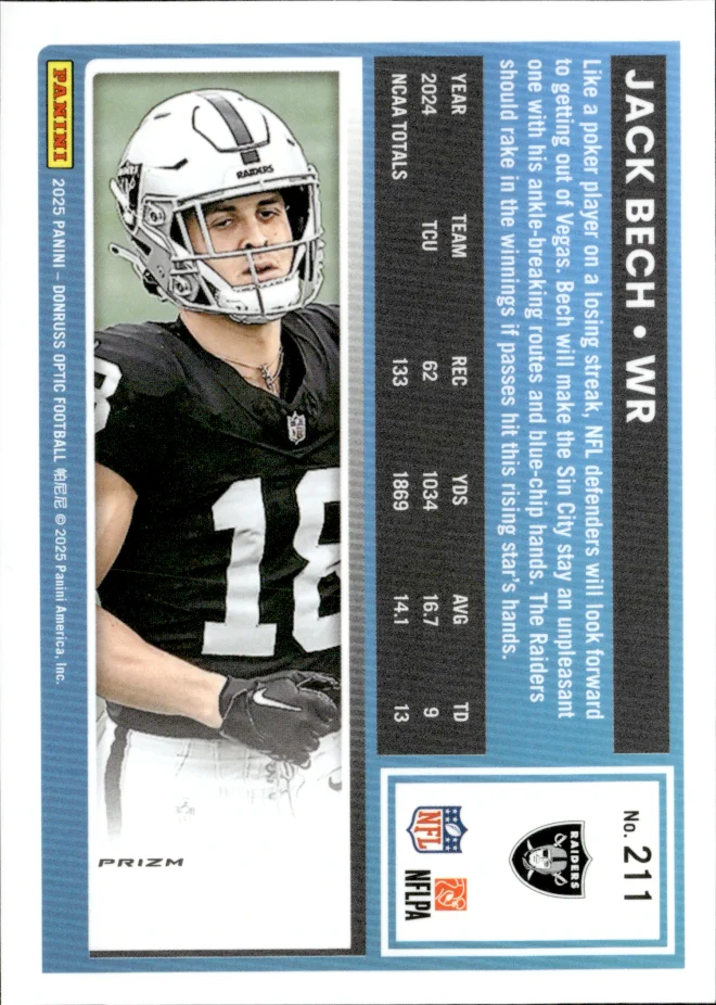 Jack Bech card back