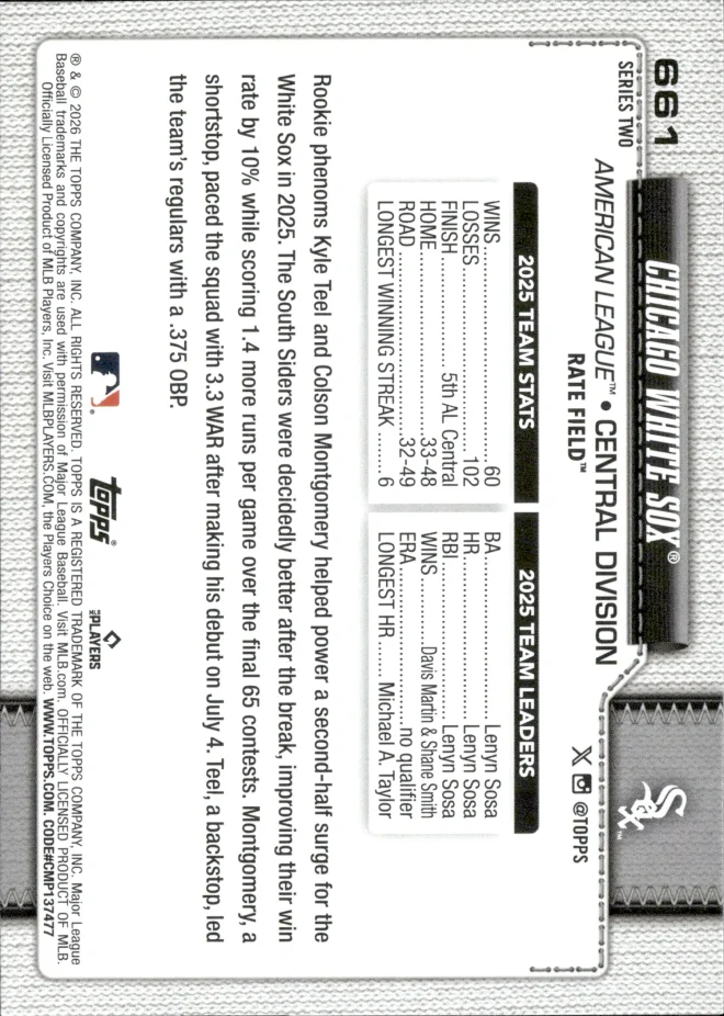 Card 5 card back