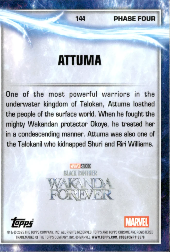 Attuma card back