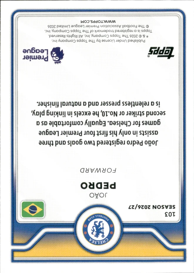 João Pedro card back
