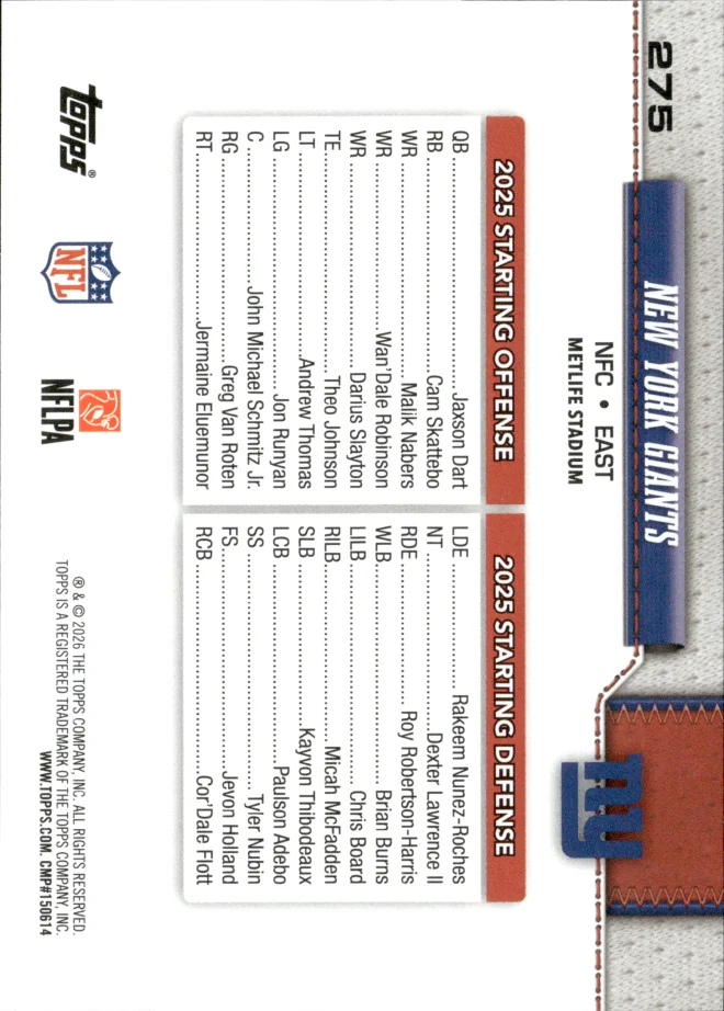 Card 3 card back