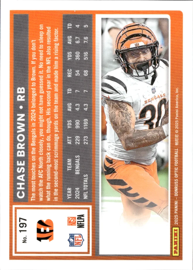 Chase Brown card back