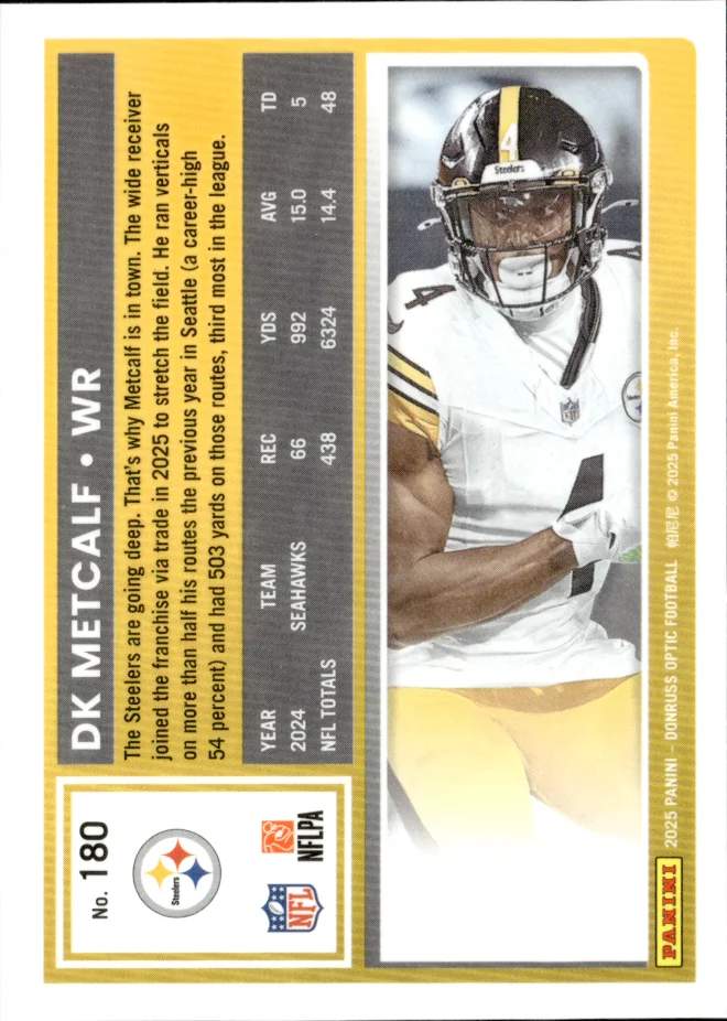 DK Metcalf card back