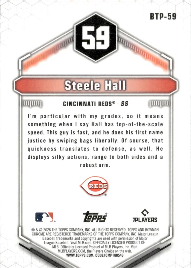Steele Hall card back