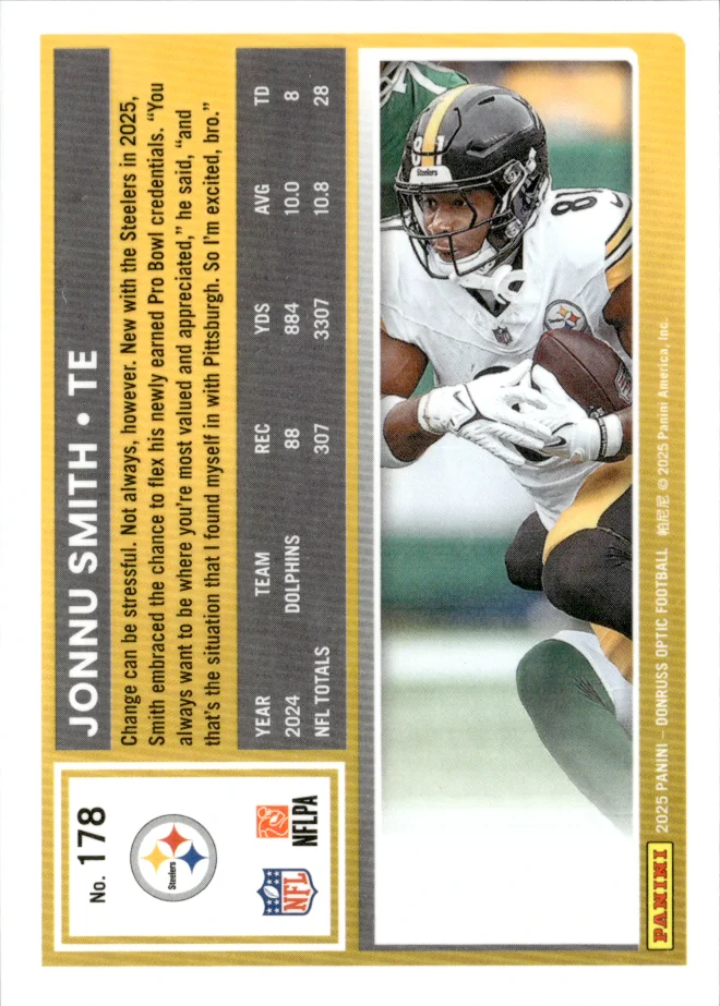Jonnu Smith card back
