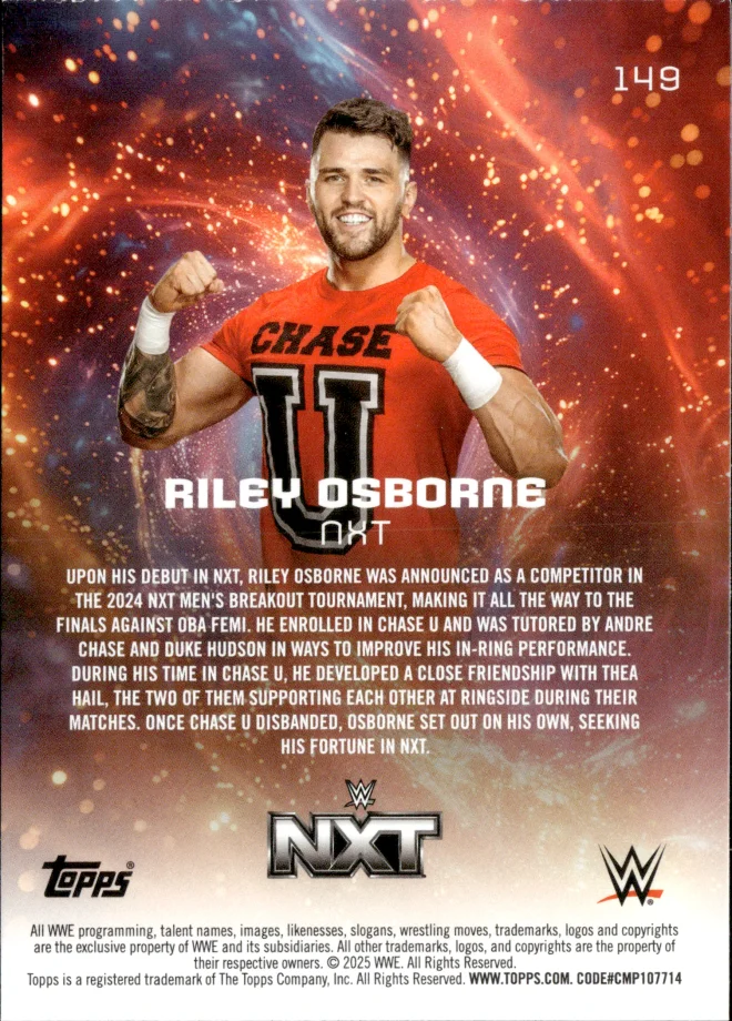 Riley Osborne card back