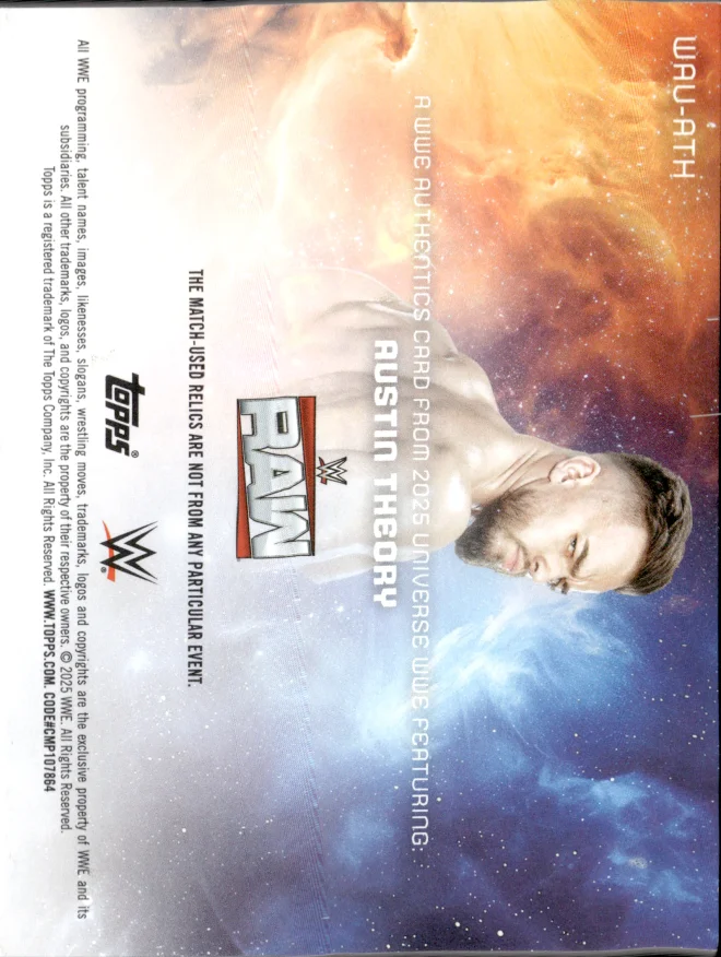 Austin Theory card back
