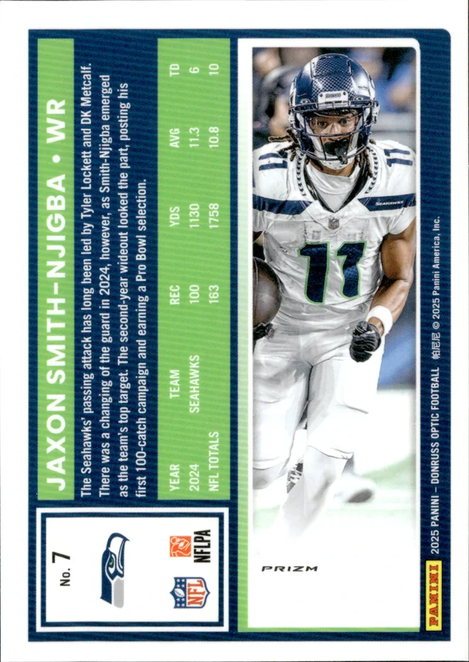 Jaxon Smith-Njigba card back